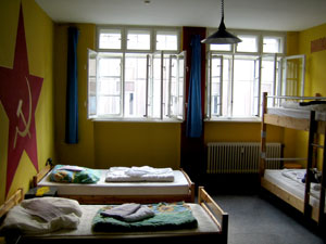 red star [helter skelter hostel berlin]